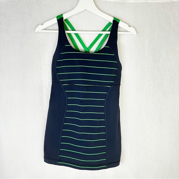Lululemon Energy Tank in Slalom Stripe Inkwell - Picture 2 of 11